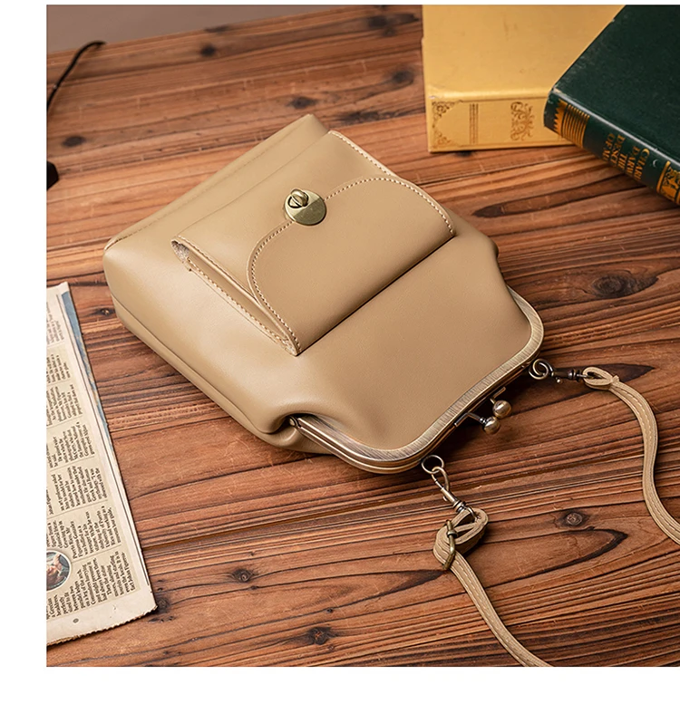 kiss lock shell bag bags pu leather women shoulder crossbody women's handbags (20)