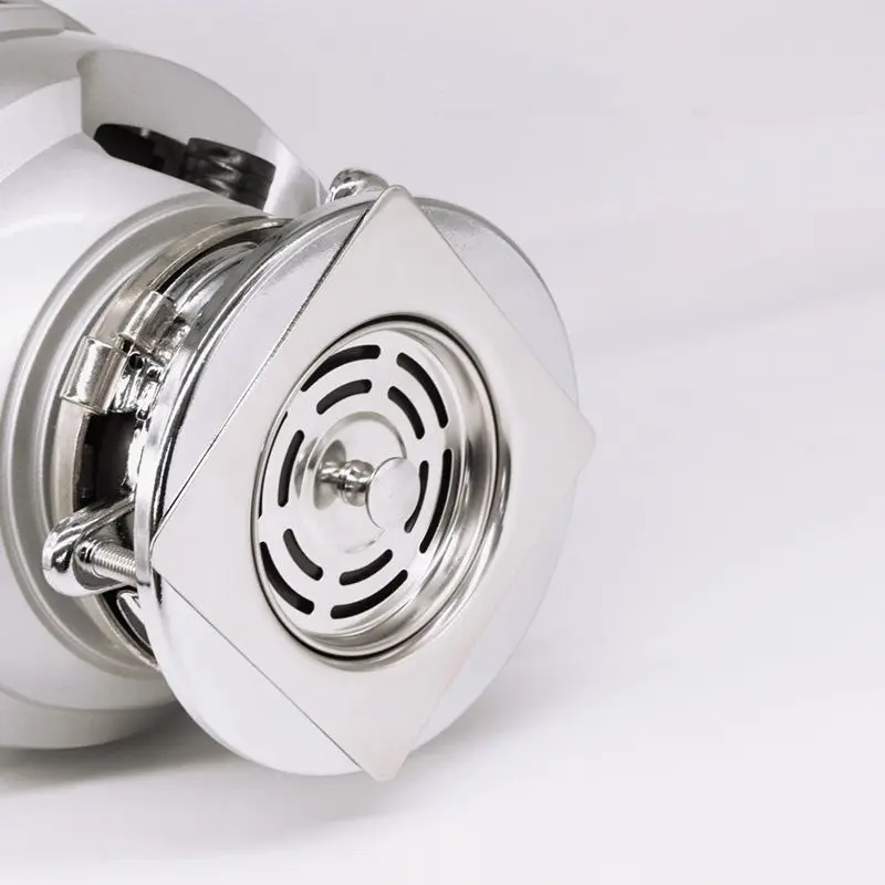 110mm Square To Round Caliber Adapter Garbage Disposer Stainless Steel For Dink Drain Converter Accessories