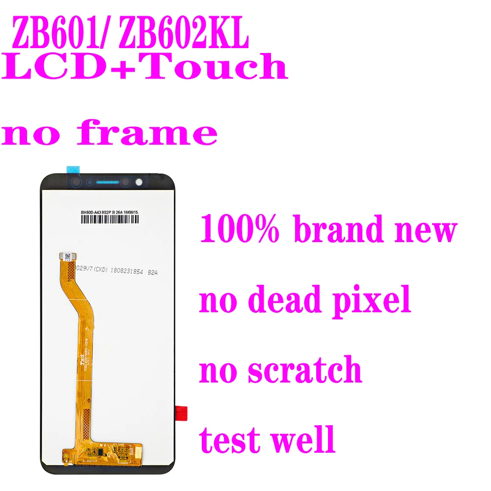 5,9" ЖК-дисплей для Asus ZenFone Max Pro M1 ZB601KL ZB602KL ЖК-дисплей Дисплей Сенсорный экран Панель планшета с рамкой X00TD X00