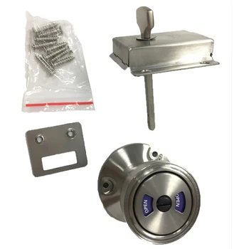

Satin Indicator Bolt Vacant/Engaged Bathroom WC Toilet Door Lock