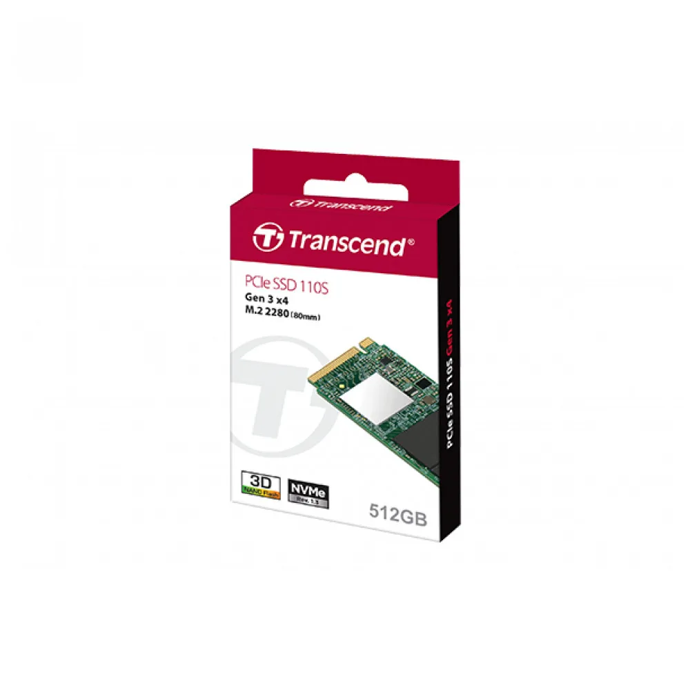 Твердотельный накопитель SSD Transcend 128GB, M.2 PCI-Express Gen3 x4 3D TLC