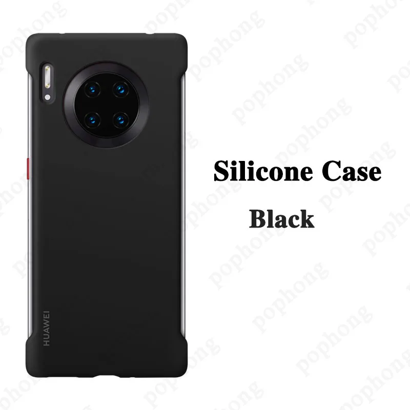 Soft Case Black Чехол для HUAWEI mate 30 Pro, высококачественный защитный силиконовый мягкий чехол для HUAWEI mate 30, задняя крышка - Цвет: Soft Case Black