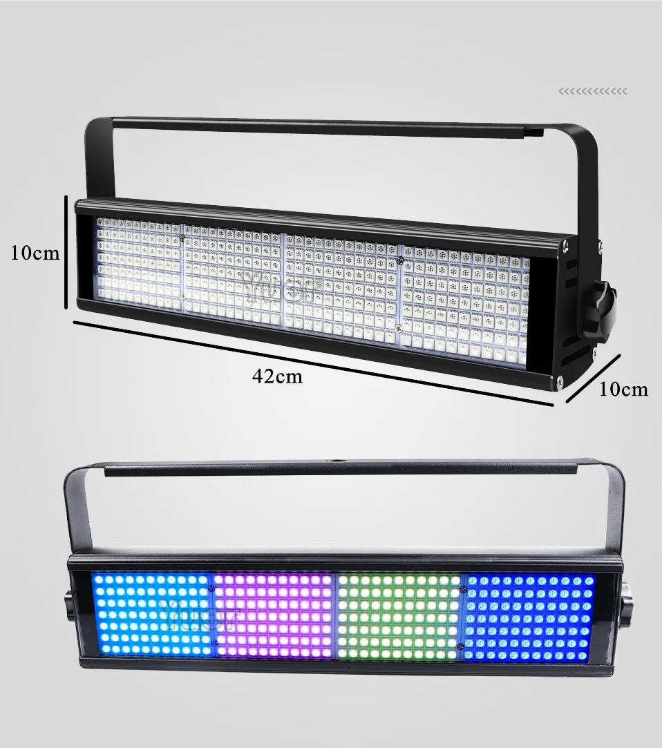 Новинка 308 шт. светодиодный RGB 3 в 1 сценический стробоскоп-светильник DMX512 1-25 Гц стробоскопический DJ диско-светильник вечерние KTV бар стробоскоп сценический эффект светильник ing