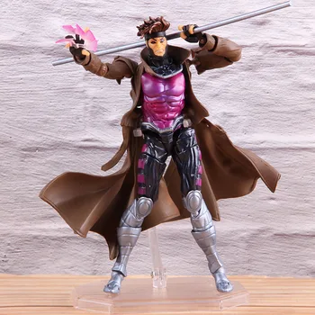 

Marvel Gambit X Men Revoltech NO.012 Remy Etienne LeBeau Gambit Figure Action PVC Collectible Model Toys for Boys Gift
