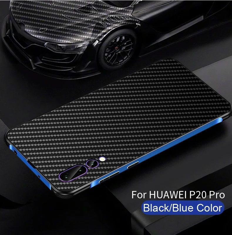 Чехол Beyour Runway Gene для huawei P20 Pro, металлическая рамка, углеродное волокно, чехол для huawei P20 P30 Lite Honor 20 Nova 4 5, чехол для телефона