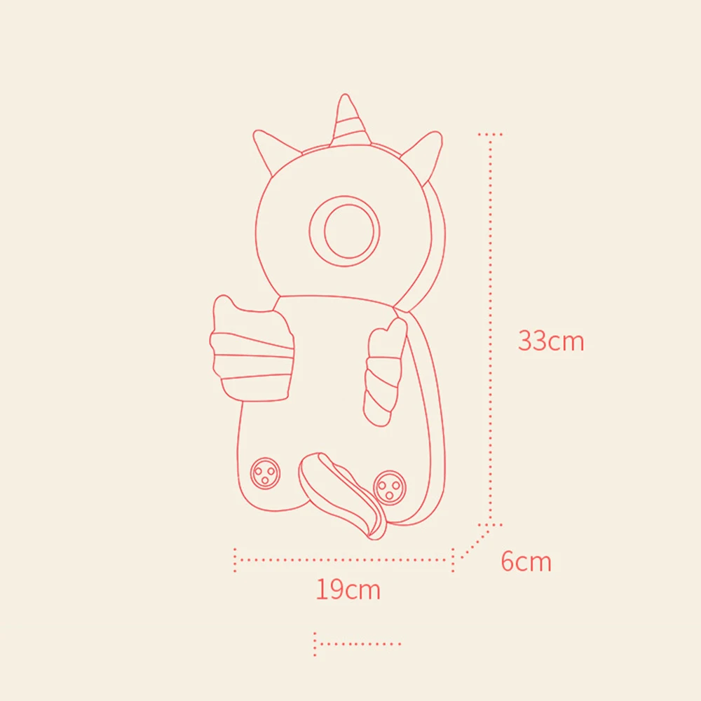 Toddler Head Protector Safety Pad Cushion Back Prevent Injured Bee Cartoon Security Pillows 1-3Y Baby Anti-fall Pillow