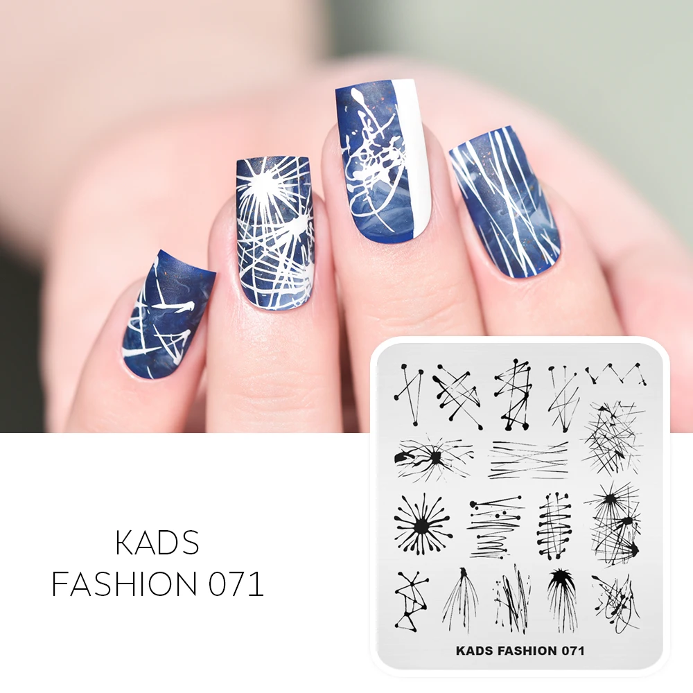 AriesLibra Chinese Style Nail Stamping Plates Crane Lotus Mixed Pattern Nail Art Image Design Geometric Image Stencil Plate 4