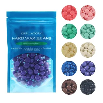 

50g/Bag Women&Men Depilatory Hot Film Hard Wax Pellet Waxing Bikini Painless Hair Removal Bean Body Beauty