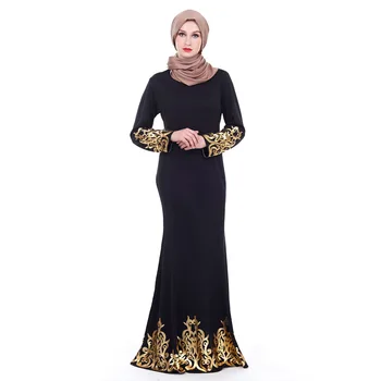 

Women Abaya Turkish Hijab Muslim Robe Ladies Kaftan Dubai Islam Clothing Vestidos Ropa Mujer Elbise Girls Muslim Maxi Dress