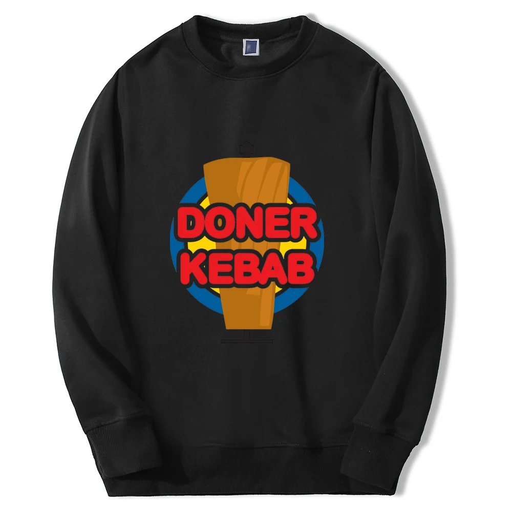 

doner kebab funny desgin Print Mens Hoodies Fashion Casual Streetwear High Quality Hip Hop Fitness Sportswear