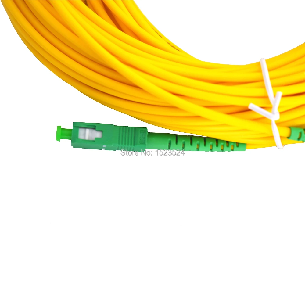 Бесплатная доставка SM SX ПВХ 3 мм м 5 10 15 20 25 30 SC/APC Волоконно оптический Джампер