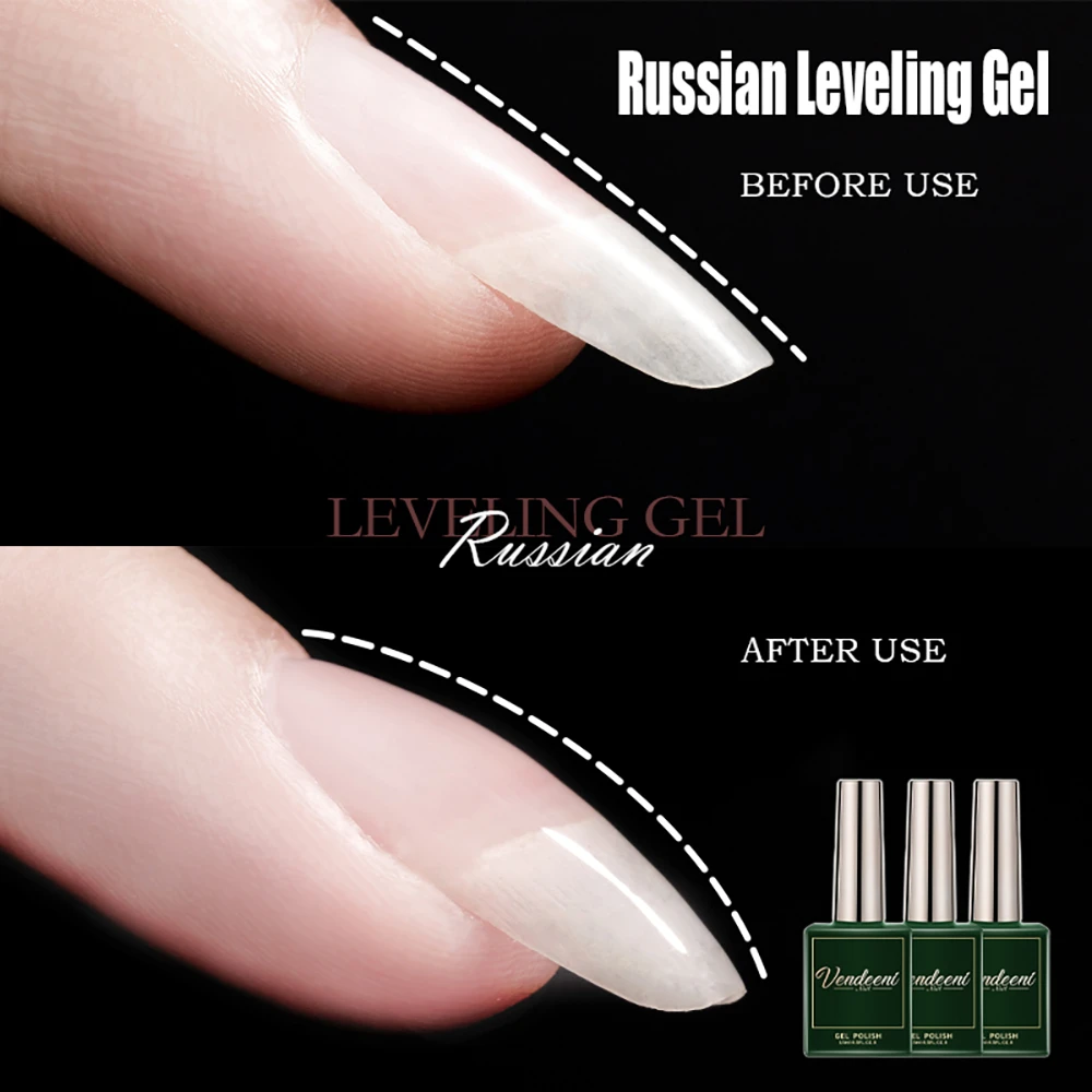 Vendeeni New Russian Self Leveling Gel Nail Polish Strong Base Coat