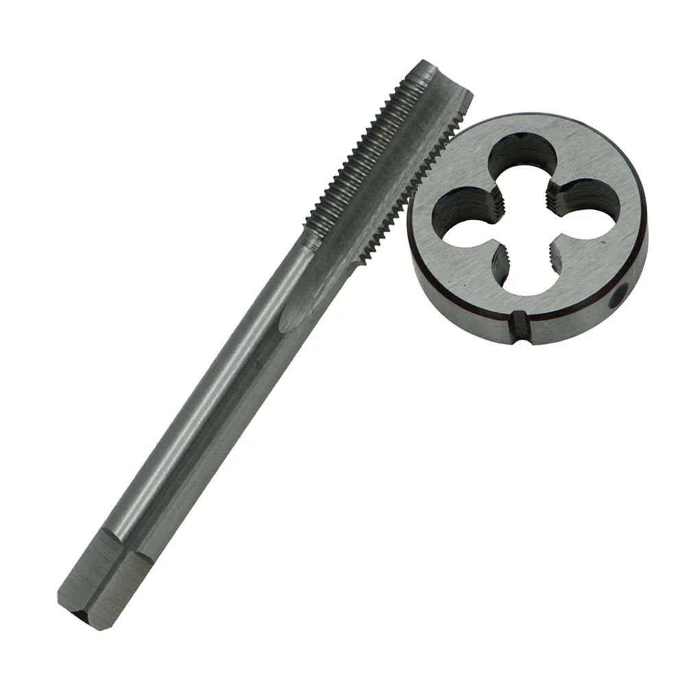 2pcs/Set M10x1.0mm Metric Thread Die Tap Right Hand Metalworking Tools Accessory 2pcs/Set M10x1.0mm Metric Thread Die Tap Right Hand Metalworking Tools Accessory