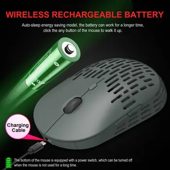 

TWISTER.CK Wireless Mouse 2.4G Single Mode Charging Silent Ergonomic Computer Mouse for PC Laptop