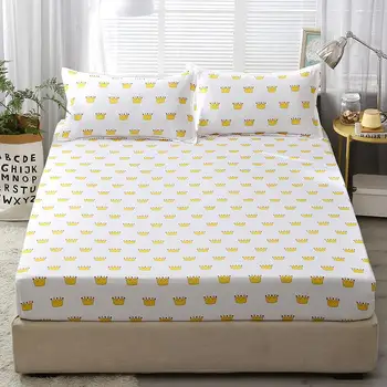 

22 Red Love Pattern Fitted Sheet Bed Sheet with Elastic Band Couple Mattress Protector Cover Bedspreads Bedclothes Linens