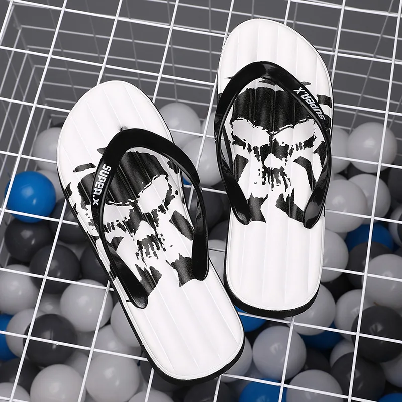 

Men New Style Flip-flops Men's Anti-slip Soft-Sole Slipper Fashion And Personality 2019 Sandals Men's Korean-style Trend Sandals