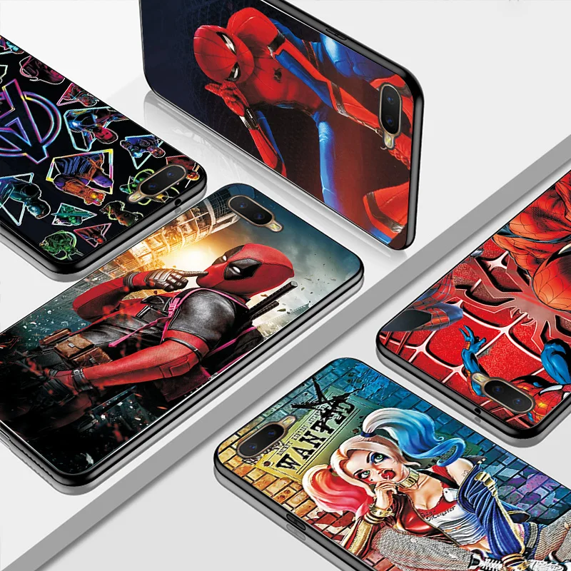 

Black TPU Silicone Phone Case For OPPO RX17 Neo Case Cover Bumper For OPPO R17 Neo Case For K1 RX17 Neo The Avengers Cases Cover