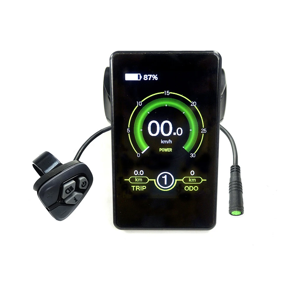Одометр Электрический велосипед дисплей USB порт для Bafang средней индикации двигателя