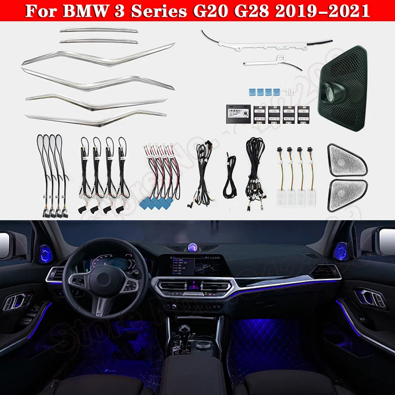 Car Ambient Light For Bmw 3 Series G20 G28 20192021 Decorative