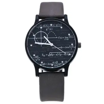 

HobbyLane Students Watch Mathematical Geometric Elements Fashionable Wristwatch For Couples
