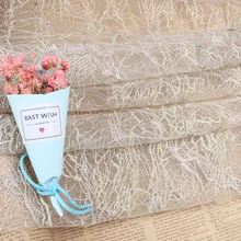 Ширина 130 см полиэфирная пряжа абстрактная ажурная кружевная Тюлевая ткань для поделок своими руками для свадебной вечеринки садовое платье Домашний Декор ткань