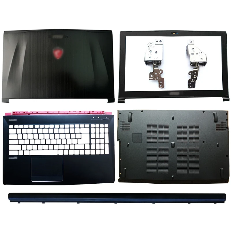 Для MSI GE62 GE62MVR GE62VR MS-16J1 MS-16J2 MS-16J3 ноутбук ЖК-дисплей задняя крышка/Передняя панель/петли крышка/Упор для рук/нижний чехол
