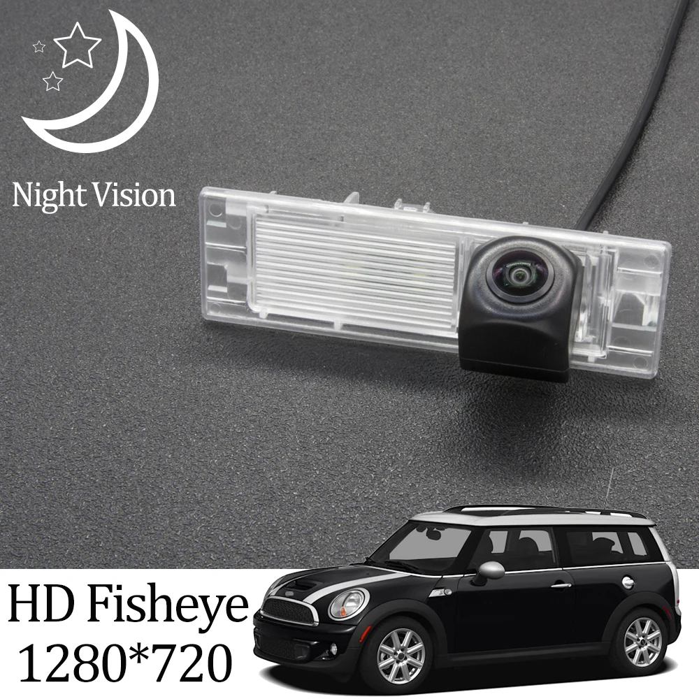 Owtosin HD 1280*720 камера заднего вида &quotрыбий глаз&quot для MINI Cooper R55 Clubman 2007 2008 2009 2010 2011