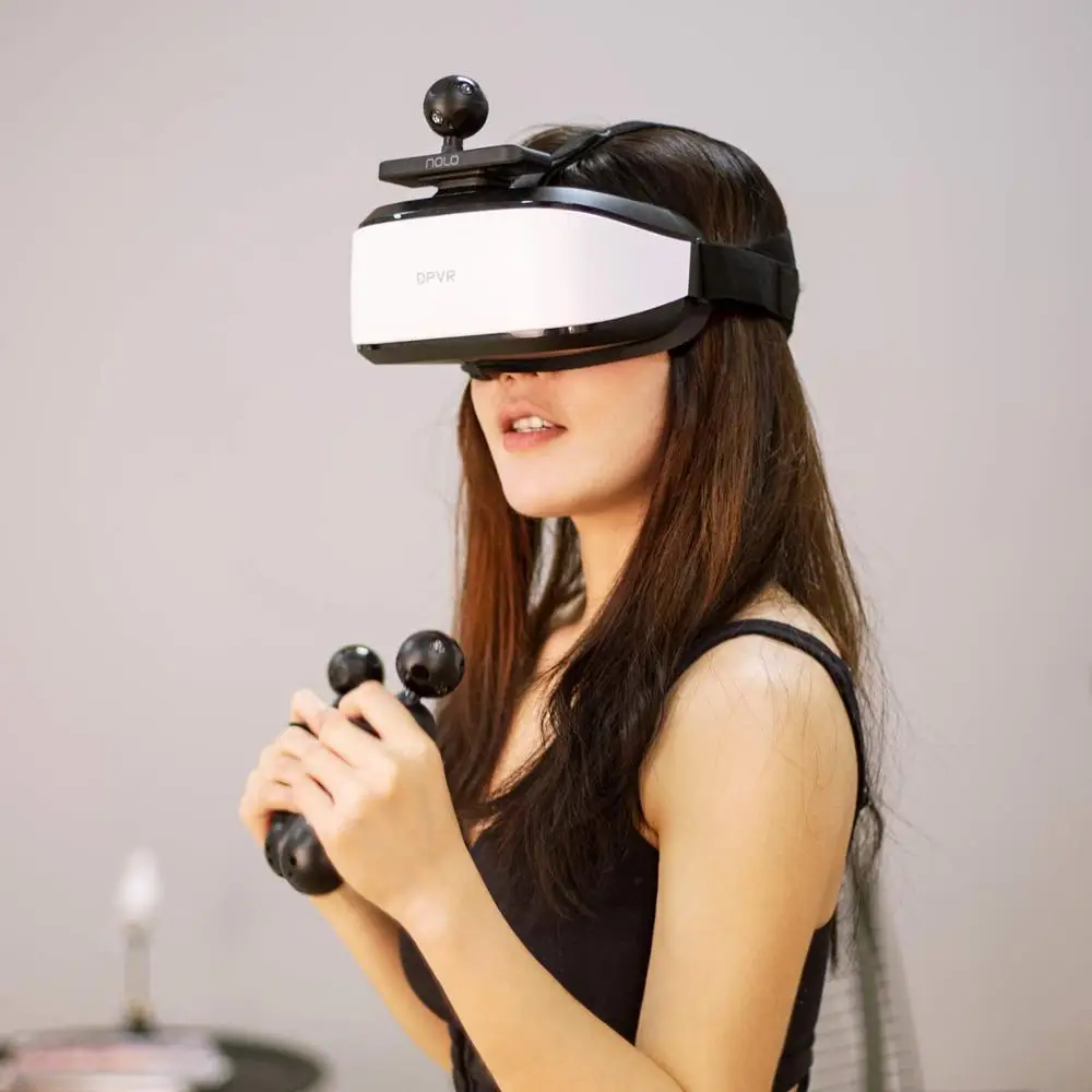 Игровой набор Deepoon DPVR для отслеживания движения 2560x1440p быстрый ЖК дисплей 6 точек