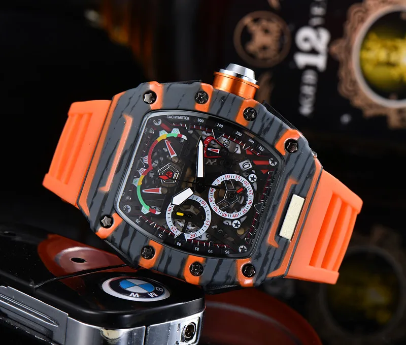 2020 Richard Luxury Quartz AAA Watch New Brand Mille Mens Automatic Watch Men's Designer Wristwacth Water Resistant Reloj Hombre