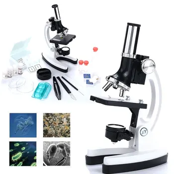 

Cewaal Children Educational Microscope 900X Illuminated Bio-microscope Toy Learning Science Christmas Birthday Gift Microscope