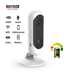 DAYTECH безопасность WiFi аккумулятор камеры 1080P беспроводной домашний CCTV монитор сетевой запись двухстороннее аудио Full HD 720P Обнаружение