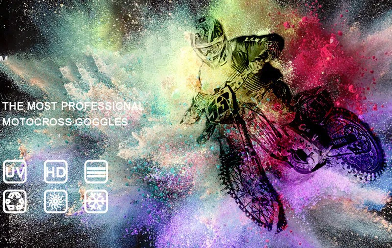 Очки для мотокросса, ветрозащитный шлем, внедорожные шлемы, очки ATV, грязный велосипед, UTV, защита глаз, уличные гоночные очки