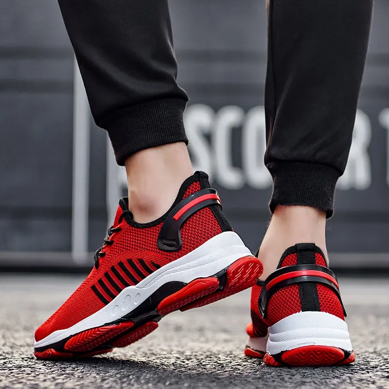 Billige Vulkanisierte Schuhe Männlichen Turnschuhe 2019 Mode Sommer Air Mesh Atmungs Wedges Turnschuhe Für Männer Plus Größe 39 44 buty meskie