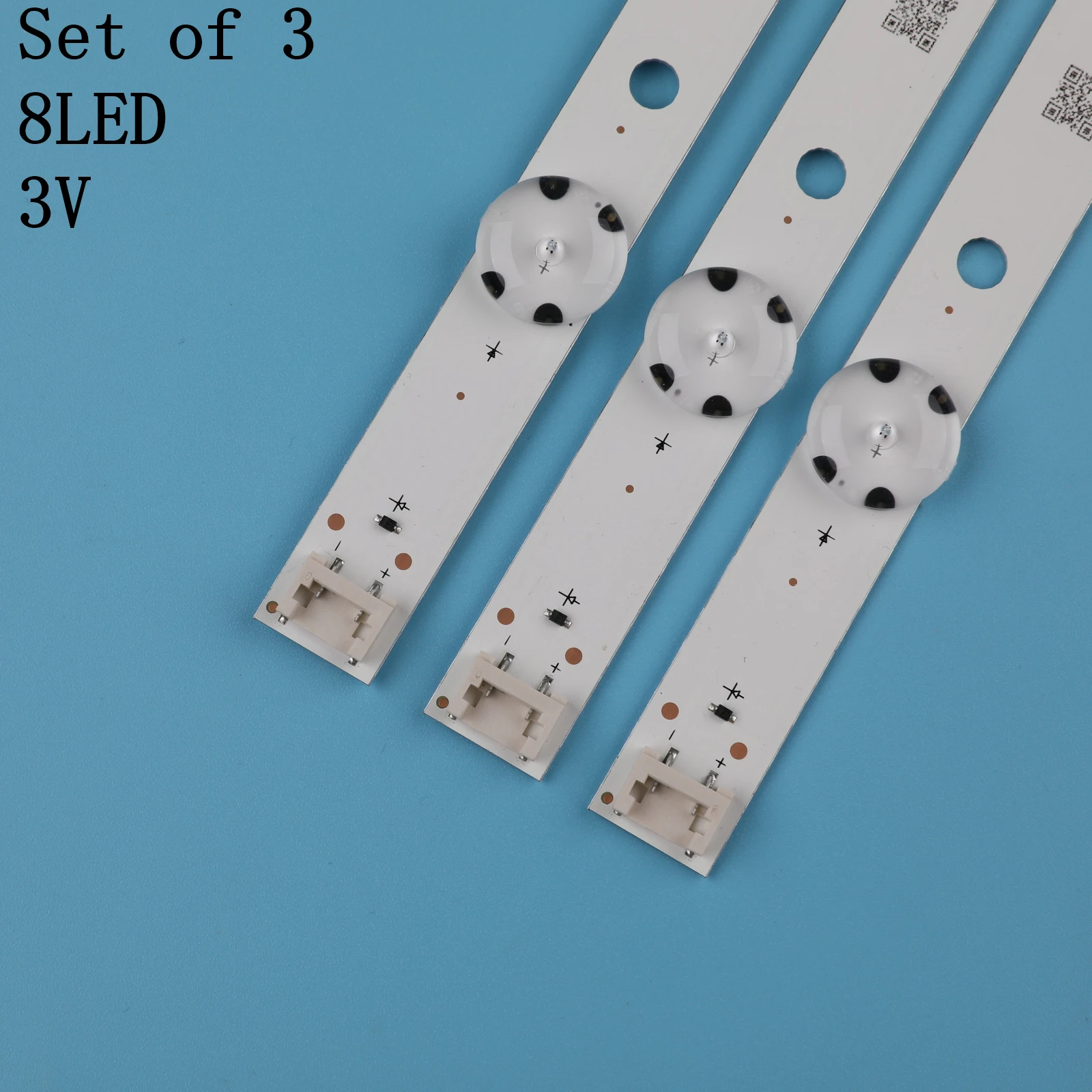 (Новый комплект) 3 шт. 8 светодиодный 850 мм фонарь для LG 43UH6030 43UF640 HC430DGN SLNX1 UF64_UHD_A 43LH60FHD