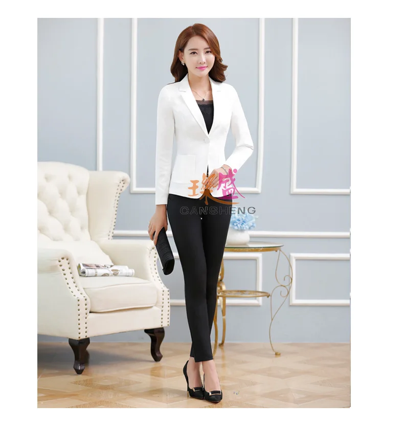 Mode kleine pak vrouwen korte sectie lente toevallige lange mouwen Slim Koreaanse Version was dun OL dames herfst trend