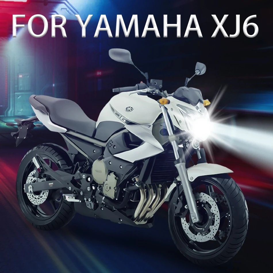 Phare Avant À Lentille Led H4 Pour Moto Yamaha Xj6, Accessoires De  Rénovation, Feux De Croisement Et De Route, Café Racer, Enduro Hs1 9003 -  AliExpress