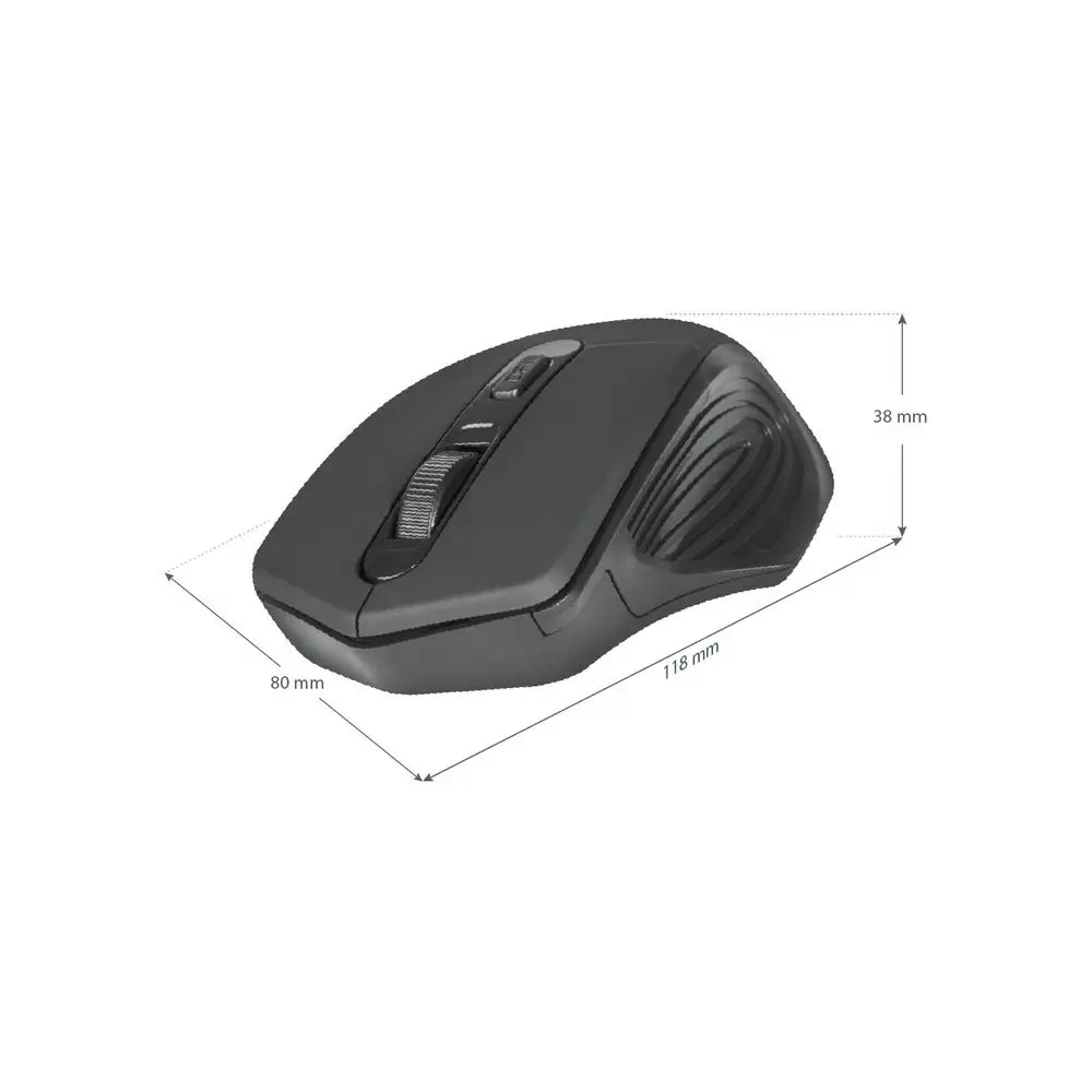 Компьютерная мышь Defender Datum MB-345 черный,4 кнопки, 800-1600 dpi