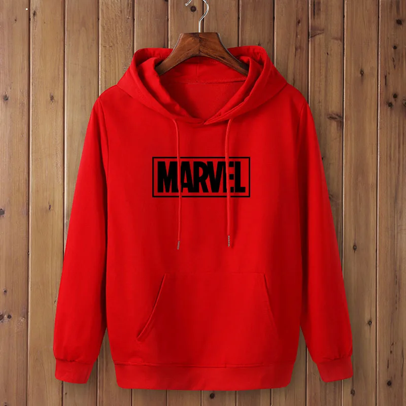 201 Модные кофты с капюшоном "Marvel" для мужчин/женщин, новинка, толстовка супергероя Мстителей, мужская толстовка с капюшоном, высокое качество, повседневные толстовки - Цвет: red-B