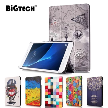 

Tablet Protective Cases for Samsung Galaxy Tab A7.0 2016 SM-T285 T280N 7 inch Cover Stand Case Magnetic Strong Coque PU Shell