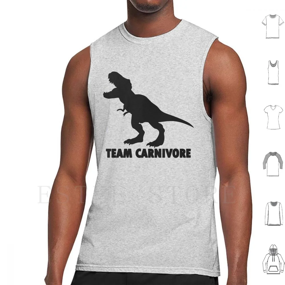 Team Carnivore Canotte Gilet Senza Maniche Team Carnivore Dinosauri T Rex Tyrannosaurus Tyrannosaurus Rex Dino Dinosaur