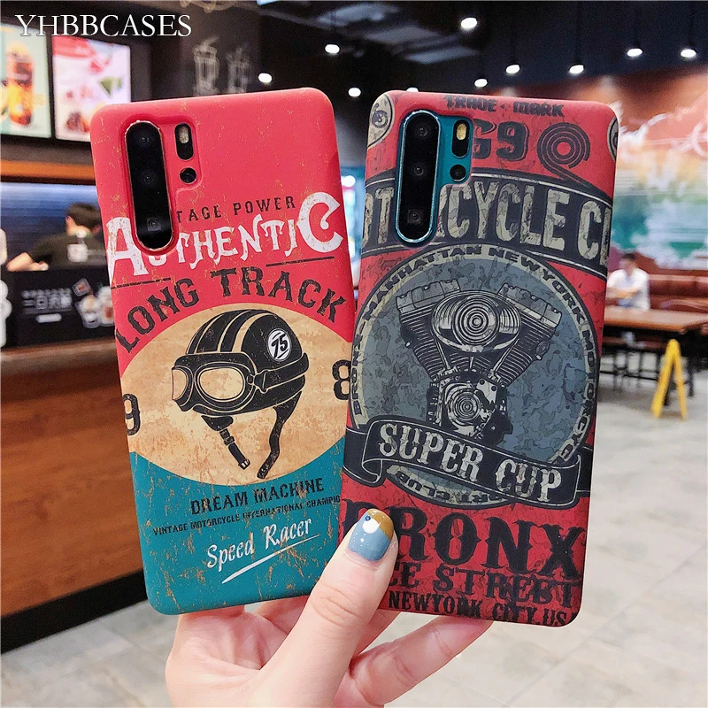 YHBBCASES Note 10 Plus жесткий чехол с рисунком акулы для Samsung Galaxy S10 S8 S9 8 9 в стиле ретро панк