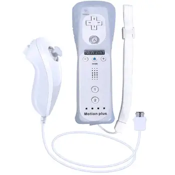 

Built-in Motion Plus Wireless Remote Gamepad Controller For Nintend Wii Nunchuck For Nintend Wii Remote Controle Joystick Joypad