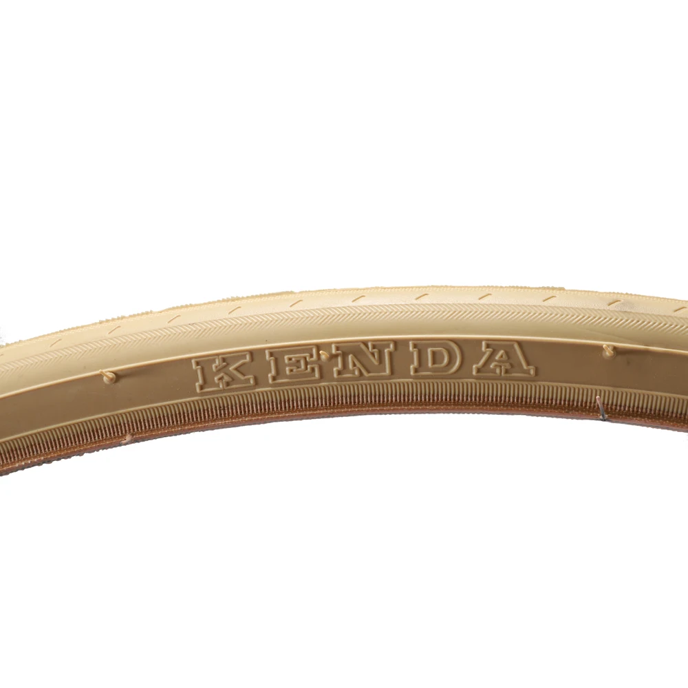 KENDA 베이지 자전거 타이어 700*23C 도로 자전거 타이어 700C 와이어 비드 초경량 405g 저저항 110 PSI 고품질