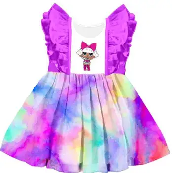 

Best sellling girl animal printed boutique short sleeve kids cloting dress