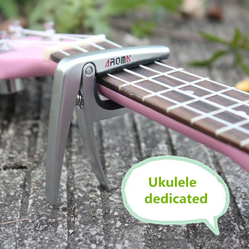 Ukulele Capo No Guitar Small Mini Acoustic Aroma Clip Exclusive Zinc Alloy Material Parts Accessories Musical Instrument | Спорт и