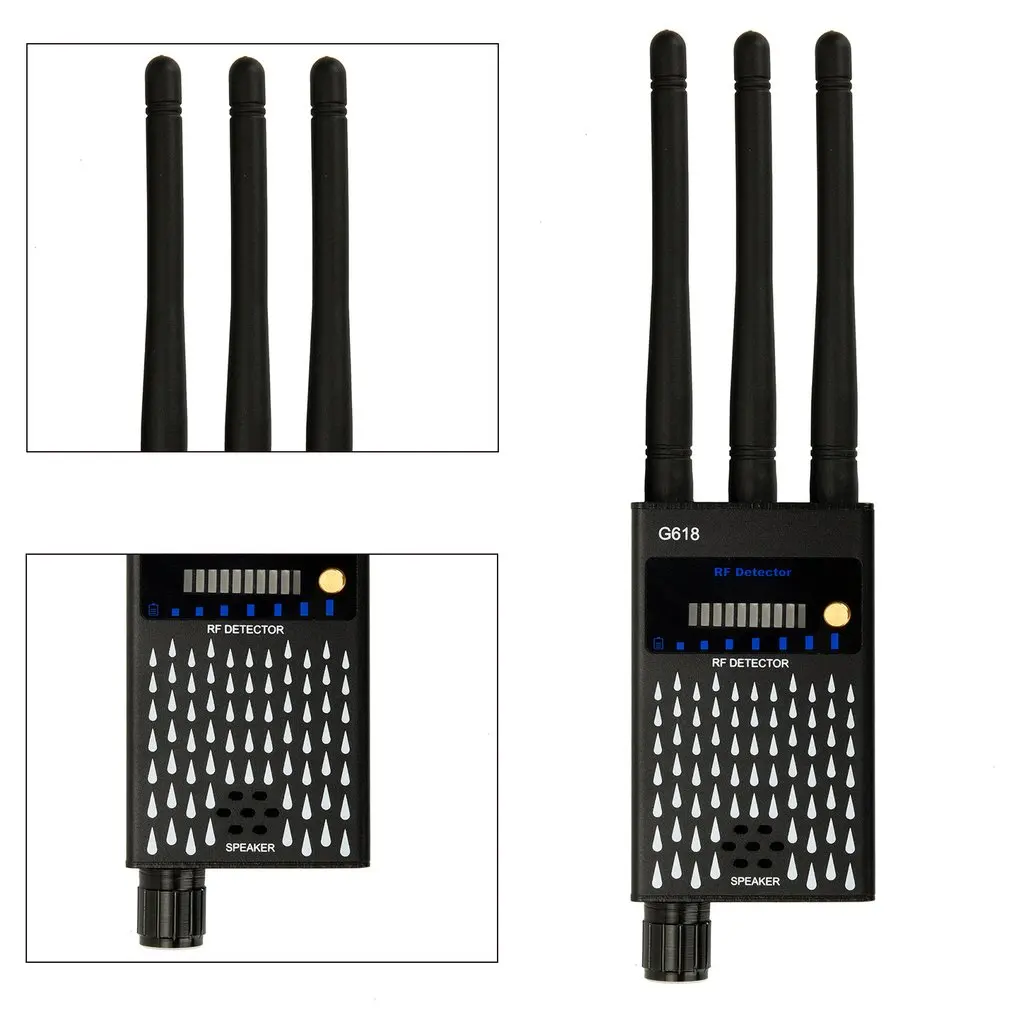 Vilips Detector Antenna Anti-Spy RF CDMA Signal Finder For GSM Bug GPS Tracker Wireless Hidden Camera Eavesdropping G618