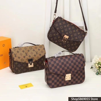 

Luxury Louis Vuitton- LV- Leather Handbags Women Bags Designer Brand Women's Shoulder Bags Large Capacity Ladies Hand Bags L269