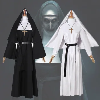 

Cosplay The nun stage performance Costume Large nun priest Robe