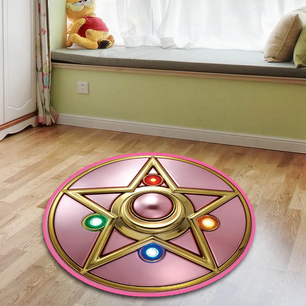 Sailor Moon Аниме Манга плюшевый напольный ковер коврик для комнаты нескользящий коврик - Цвет: Style 1
