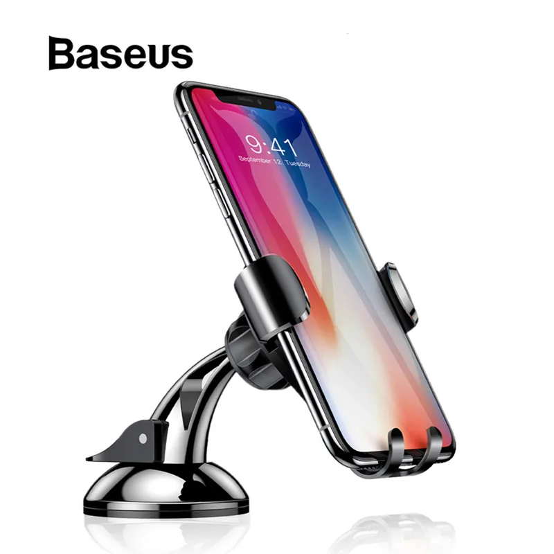 

Baseus Gravity Car Phone Holder Support Sucker Strong Suction Cup For iPhone X 8 Huawei P30 Mobilephon Car Mount